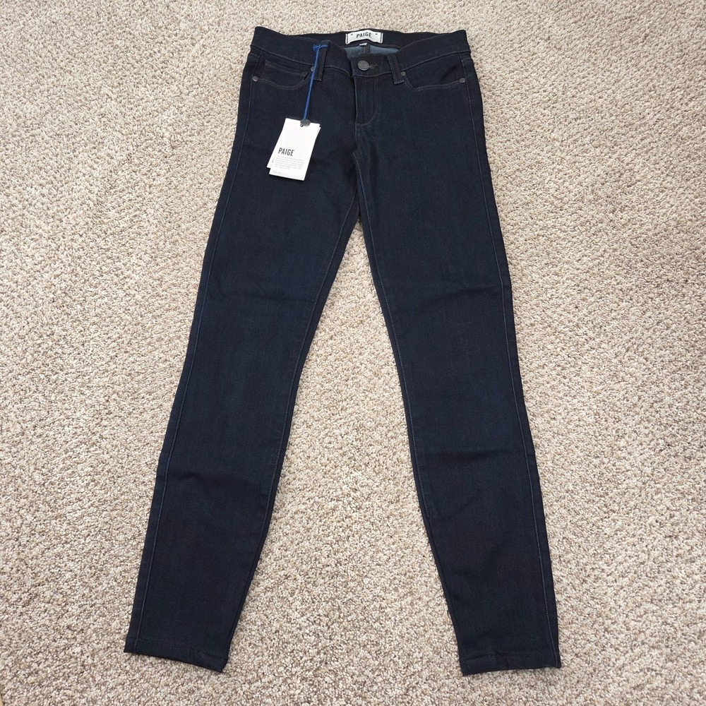 NWTs Paige Verdugo Ultra Skinny Women's Size 26‎ Jeans Dark Wash Skinny